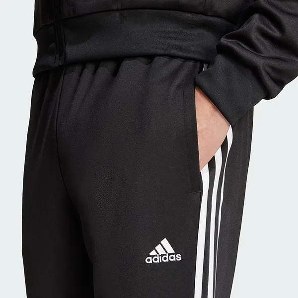 Bộ Thể Thao Nam Adidas 3-Stripes Doubleknit Track Suit IX1277 Màu Đen Size S