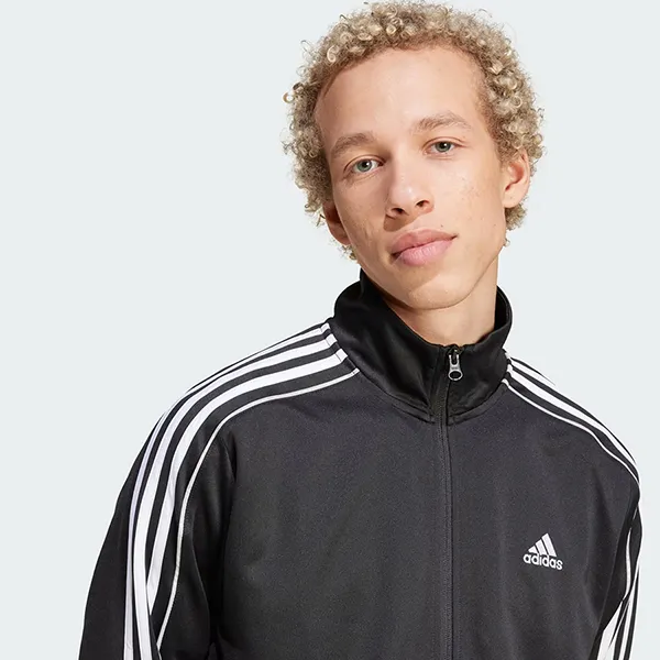 Bộ Thể Thao Nam Adidas 3-Stripes Doubleknit Track Suit IX1277 Màu Đen Size S