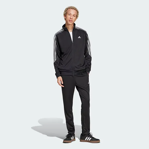 Bộ Thể Thao Nam Adidas 3-Stripes Doubleknit Track Suit IX1277 Màu Đen Size S