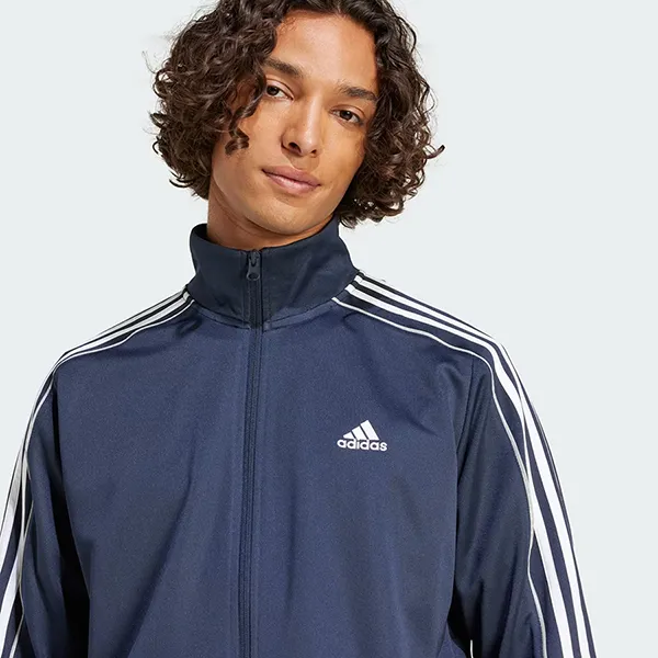 Bộ Thể Thao Nam Adidas 3-Stripes Doubleknit Track Suit IY6663 Màu Xanh Navy Size S