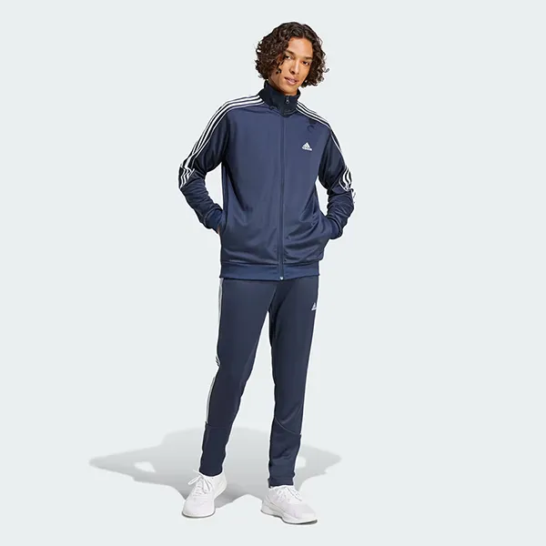 Bộ Thể Thao Nam Adidas 3-Stripes Doubleknit Track Suit IY6663 Màu Xanh Navy Size S