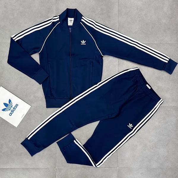 Bộ Thể Thao Nam Adidas SST TT P Blue HK7340 Màu Xanh Navy Size XS (Form Âu)