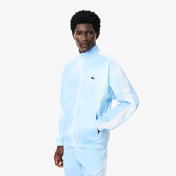 Bộ Thể Thao Nam Lacoste Men's Tracksuit Tennis X Daniil Medvedev WH2609 54N E7B Màu Xanh Nhạt Size 3