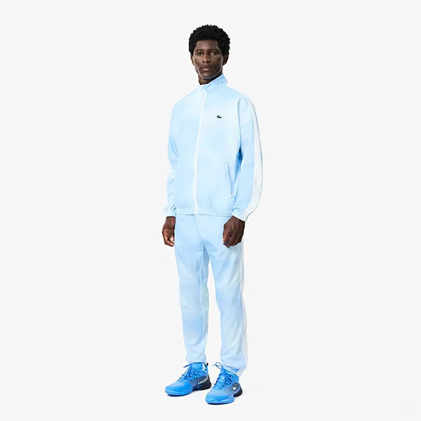 Bộ Thể Thao Nam Lacoste Men's Tracksuit Tennis X Daniil Medvedev WH2609 54N E7B Màu Xanh Nhạt Size 3