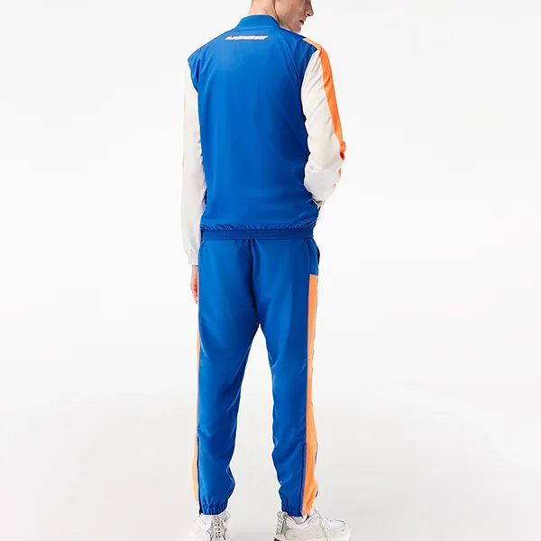 Bộ Thể Thao Nam Lacoste Men's Tracksuit WH5223-00-VIA Màu Xanh Trắng Size 4