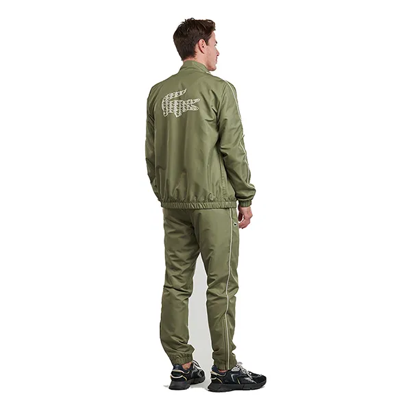 Bộ Thể Thao Nam Lacoste Sport Tennis Sweatsuit WH2574 Màu Xanh Kaki Size 3