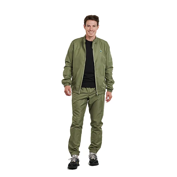 Bộ Thể Thao Nam Lacoste Sport Tennis Sweatsuit WH2574 Màu Xanh Kaki Size 3