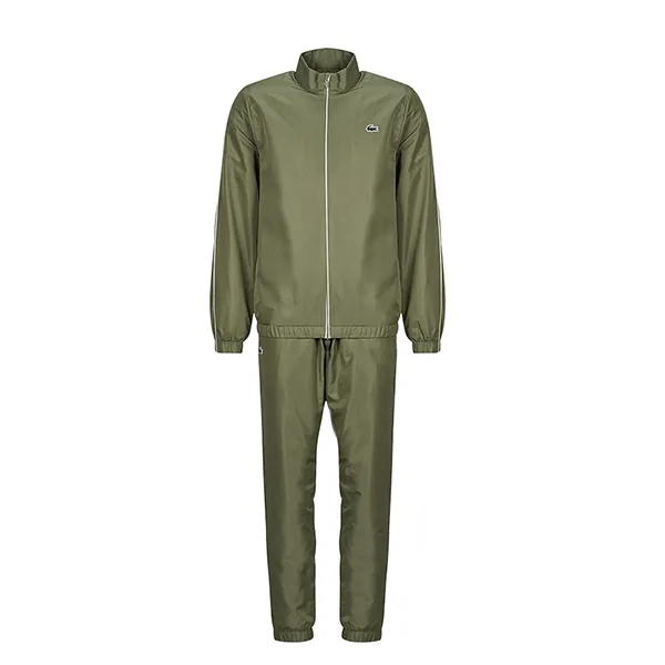 Bộ Thể Thao Nam Lacoste Sport Tennis Sweatsuit WH2574 Màu Xanh Kaki Size 3