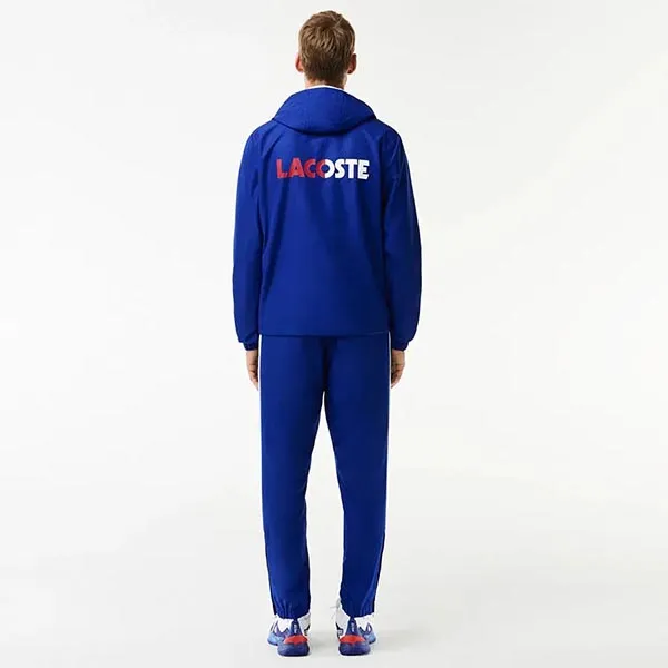 Bộ Thể Thao Nam Lacoste Sportsuit WH7566-ISG Màu Xanh Phối Đỏ Size 4