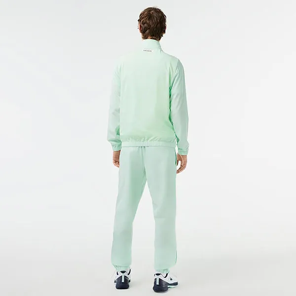 Bộ Thể Thao Nam Lacoste Tennis Tracksuit Light Blue Green WH1796 Màu Xanh Mint Size 4