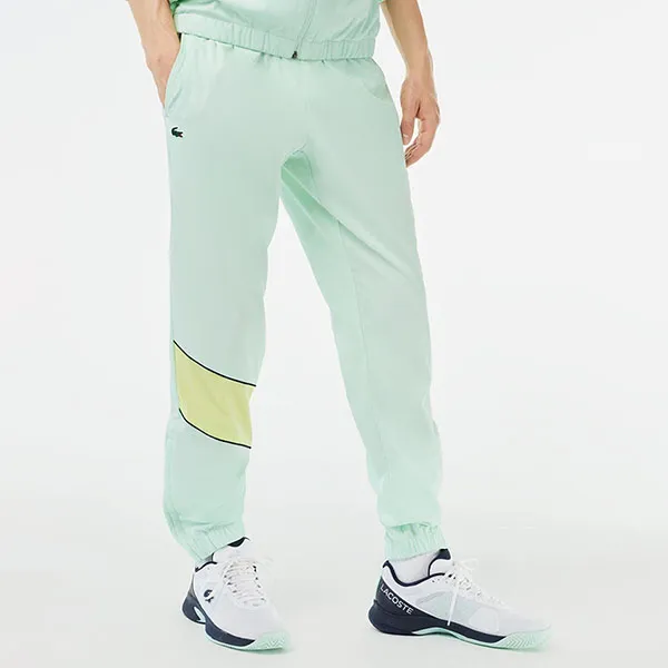 Bộ Thể Thao Nam Lacoste Tennis Tracksuit Light Blue Green WH1796 Màu Xanh Mint Size 4