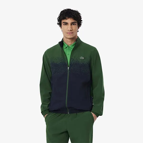 Bộ Thể Thao Nam Lacoste Tennis X Novak Djokovic Tracksuit WH8977 52 381 Màu Xanh Green Size 3