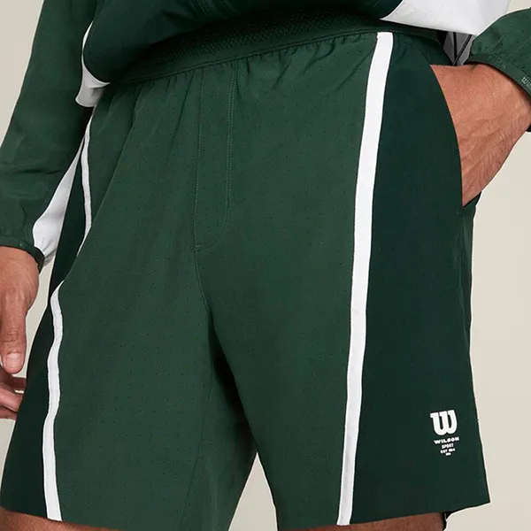 Bộ Thể Thao Nam Wilson OG Tour Short Lined Màu Xanh Green Size S (Form Âu)