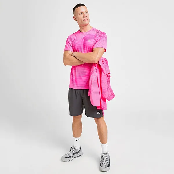 Bộ Thể Thao Pickeball/Tenis Montirex Peak Print Màu Hồng/Đen Size S (Form Âu)