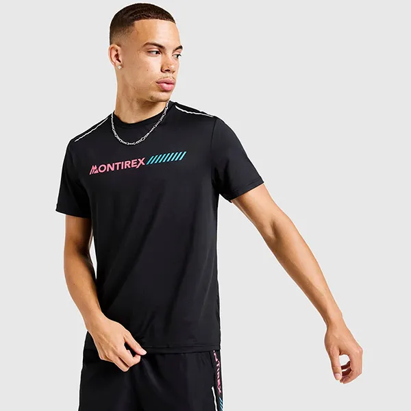 Bộ Thể Thao Pickeball/Tenis Montirex Proton Linear Màu Đen Size S (Form Âu)