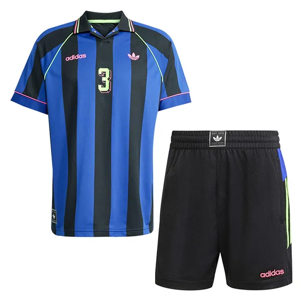 Bộ Thể Thao Tennis/PickleBall Nam Adidas Jcquard Jersey KD2307/KD2318 Màu Xanh Đen Size S (Form Âu)