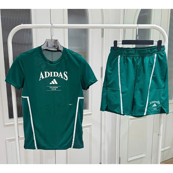 Bộ Thể Thao Tennis/PickleBall Nam Adidas Original Legacy JE8230/JI6348 Màu Xanh Lá Size S (Form Âu)