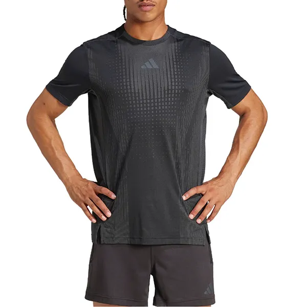 Bộ Thể Thao Tennis/PickleBall Nam Adidas Running Màu Đen Size M (Form Âu)