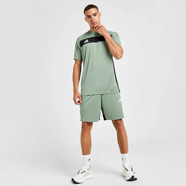 Bộ Thể Thao Tennis/PickleBall Nam Adidas Slim Tiro 25 Essentials Màu Xanh Xám Size M (Form Âu)