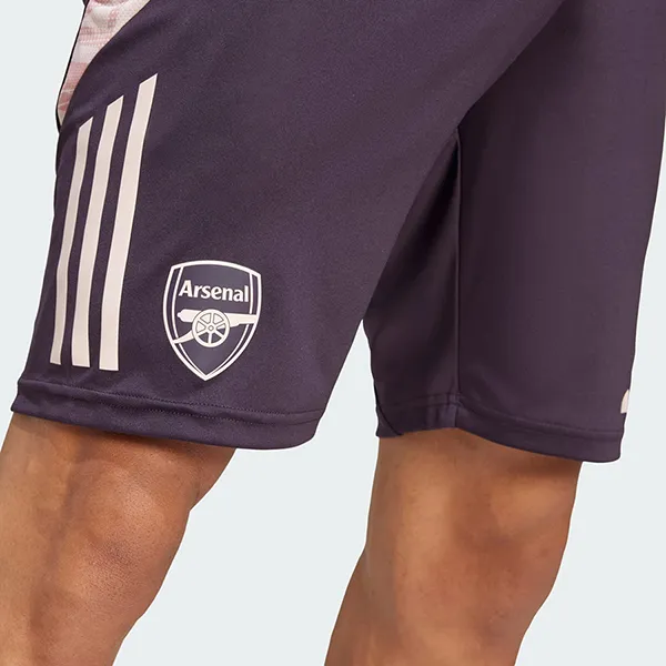 Bộ Thể Thao Tennis/PickleBall Nam Adidas Tiro 24 Arsenal JF2915/JF2918 Màu Tím Size S (Form Âu)