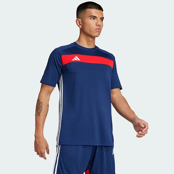 Bộ Thể Thao Tennis/PickleBall Nam Adidas Tiro 25 Essentials JD0452/JD0455 Màu Xanh Dương Size S (Form Âu)