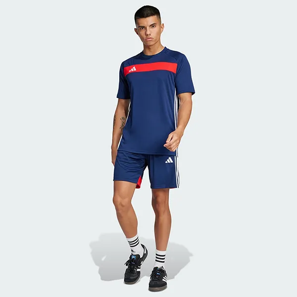 Bộ Thể Thao Tennis/PickleBall Nam Adidas Tiro 25 Essentials JD0452/JD0455 Màu Xanh Dương Size S (Form Âu)