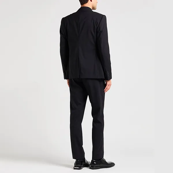 Bộ Vest Nam Dolce & Gabbana D&G With Patch Suit Hoa Hồng Màu Đen Size 44