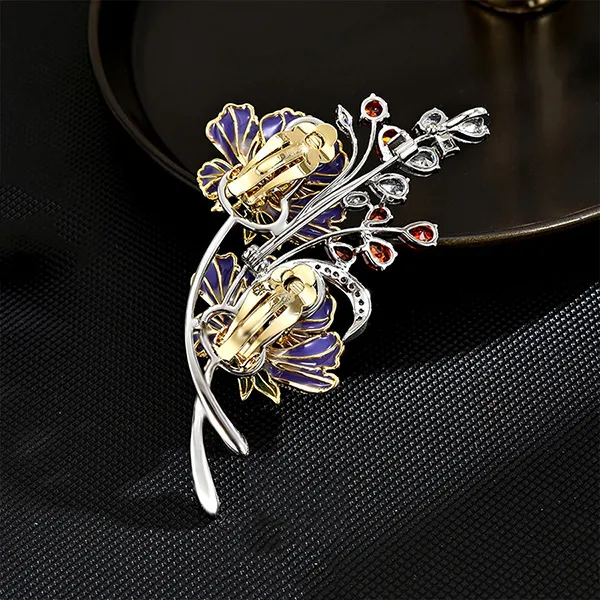 Cài Áo Nữ MeriSplendid Peony BR905 Phối Màu