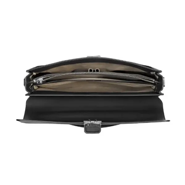Cặp Xách Tay Nam Montblanc Meisterstuck Urban Single Gusset Briefcase 124074 Black Màu Đen
