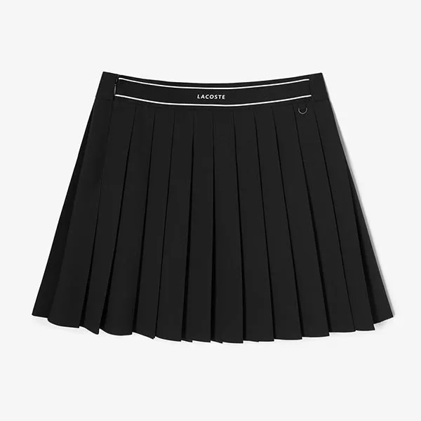 Chân Váy Nữ Lacoste Women's Tennis Pleated Skirt JF018E 54G 031 Màu Đen Size 34