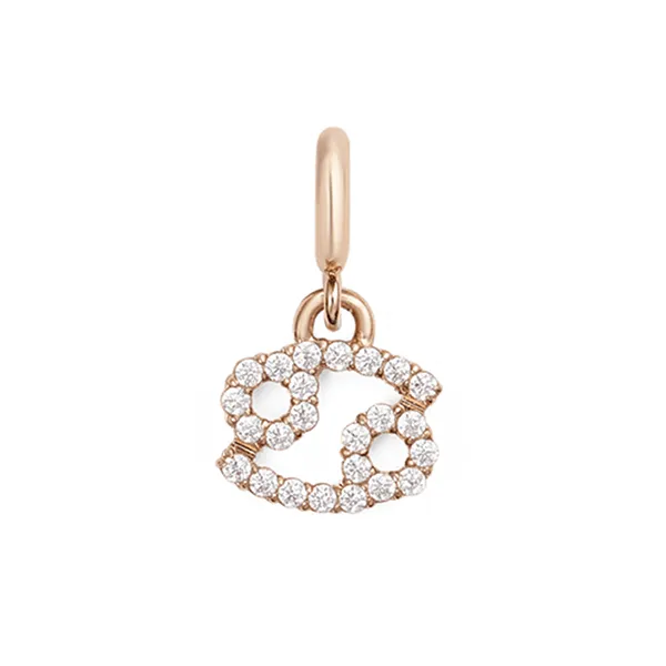 Charm Đồng Hồ Daniel Wellington Zodiac Watch Charm Cancer Màu Vàng Hồng