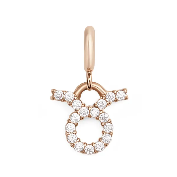 Charm Đồng Hồ Daniel Wellington Zodiac Watch Charm Taurus Màu Vàng Hồng