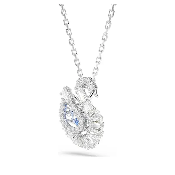 Dây Chuyền Nữ Swarovski Pendant Mixed Cuts Swan Blue 5723389 Màu Bạc