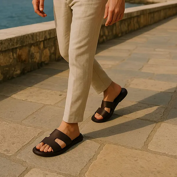 Dép Nam Duca Di Morrone PATRIZIO-VIT_TDM Màu Nâu Size 41
