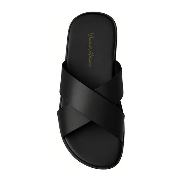 Dép Nam Duca Di Morrone UMBERTO-VIT_NERO Màu Đen Size 40