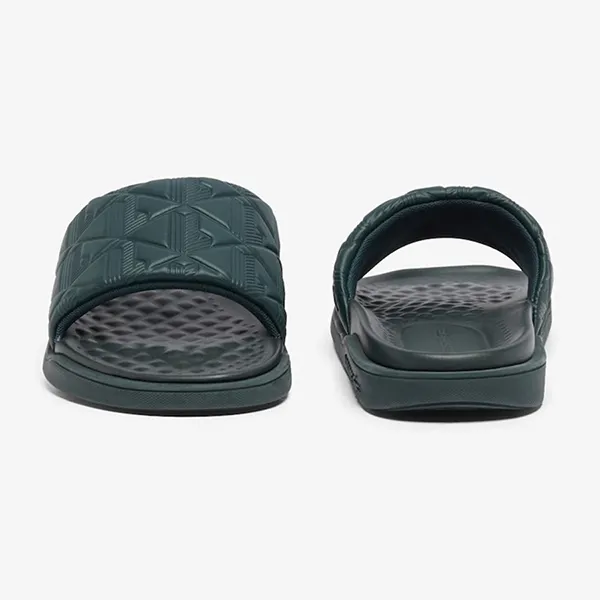 Dép Nam Lacoste Serve Slides Dual 49CFA0030-DG2 Màu Xanh Lá Size 39.5