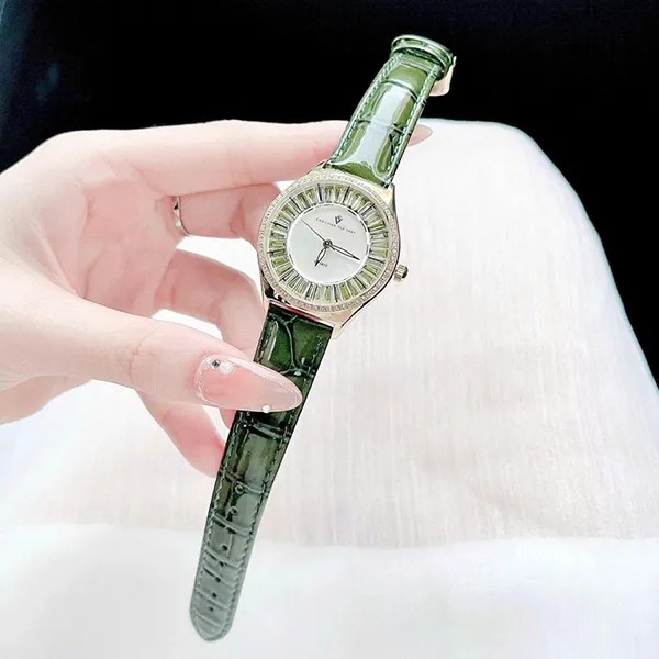 Đồng Hồ Nữ Christian Van Sant CV3204 Luna Green Quartz Ladies Watch Màu Xanh Lá