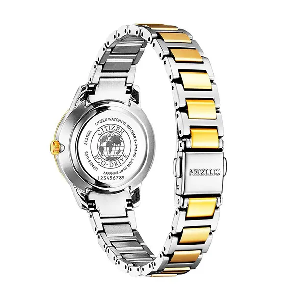 Đồng Hồ Nữ Citizen Eco-Drive EW2594-84Y Màu Vàng - Bạc
