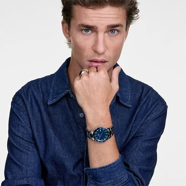 Đồng Hồ Daniel Wellington Classic Day Display Sterling Arctic Màu Bạc