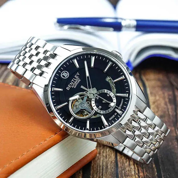 Đồng Hồ Nam Bentley Automatic BL1831-25MWBI-AMS-D Màu Bạc/Đen