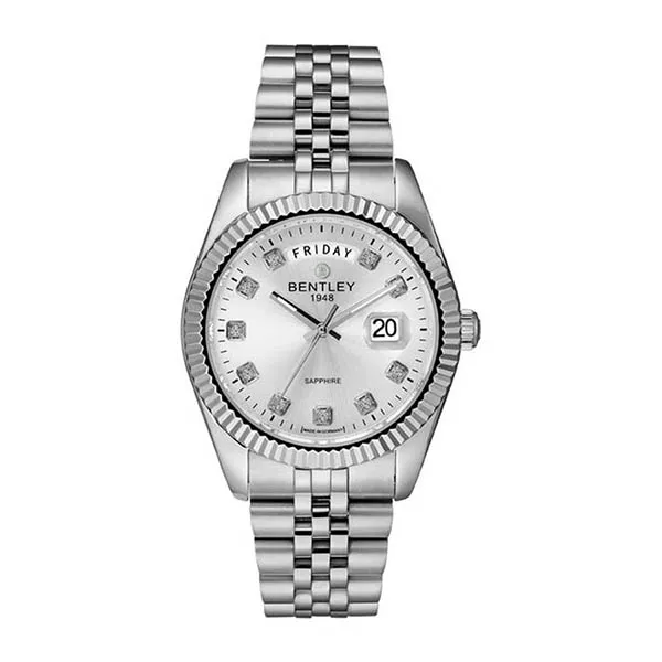 Đồng Hồ Nam Bentley Quartz Watch BL2333-10MWWI-MS-T Màu Bạc