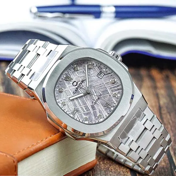 Đồng Hồ Nam Carnival Automatic Watch 8160G-VT-TT Màu Bạc