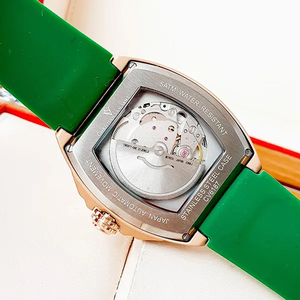 Đồng Hồ Nam Christian Van Sant Odyssey Watch CV6187 Màu Xanh/ Vàng Hồng