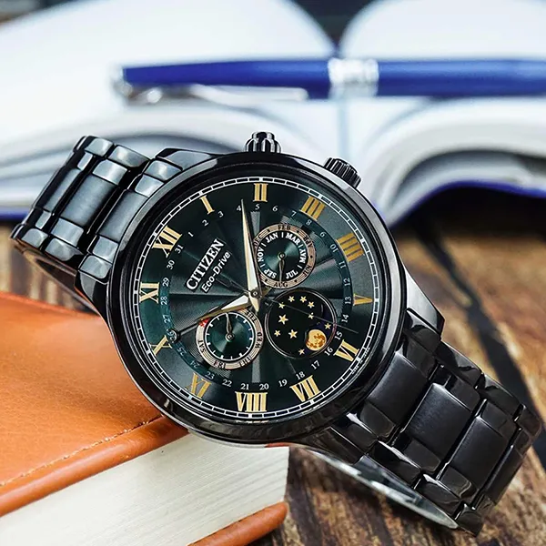 Đồng Hồ Nam Citizen Eco-Drive AP1055-87X Màu Xanh Đen