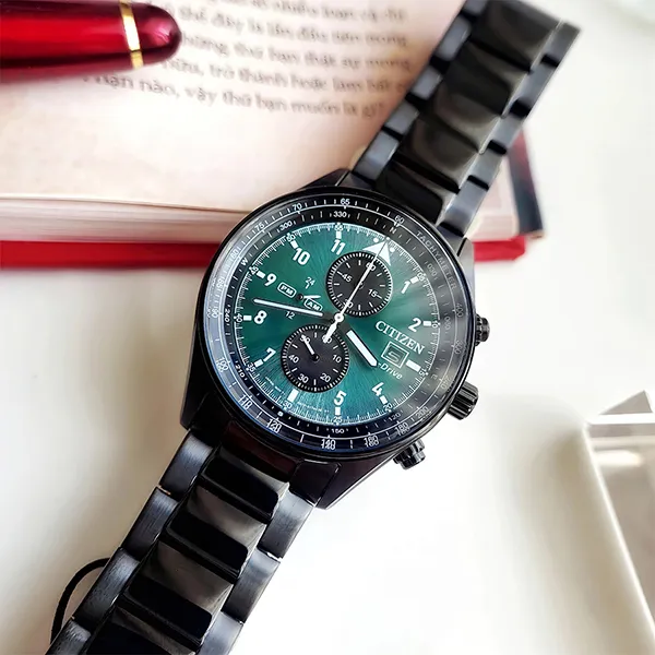 Đồng Hồ Nam Citizen Eco Drive CA0775 87X Màu Đen