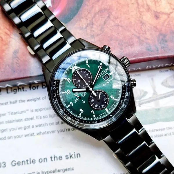 Đồng Hồ Nam Citizen Eco Drive CA0775 87X Màu Đen