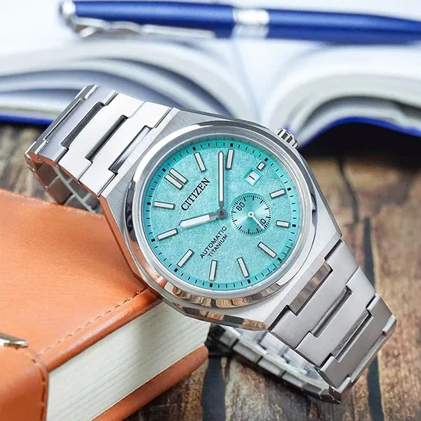 Đồng Hồ Nam Citizen NJ0180-80M Màu Bạc Xanh