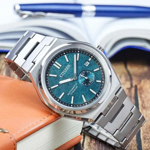 Đồng Hồ Nam Citizen NJ0180-80X Màu Bạc Xanh