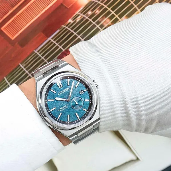 Đồng Hồ Nam Citizen NJ0180-80X Màu Bạc Xanh