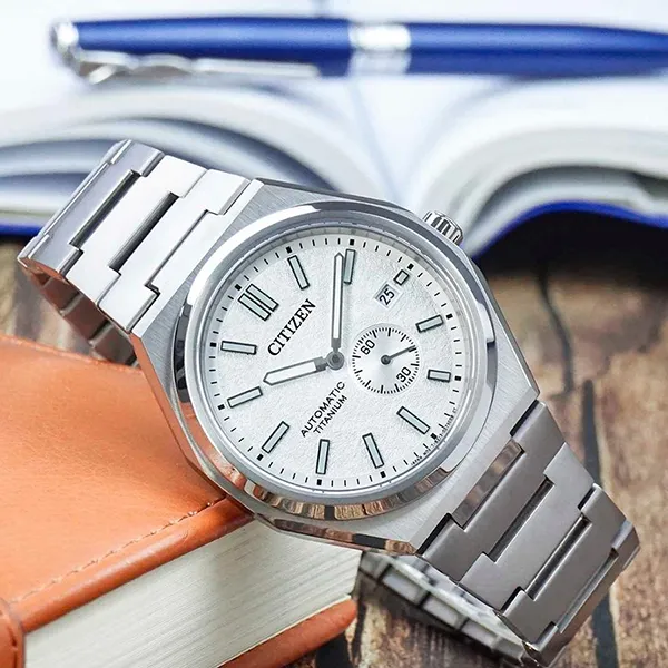 Đồng Hồ Nam Citizen Zenshin NJ0180-80A Màu Bạc Trắng